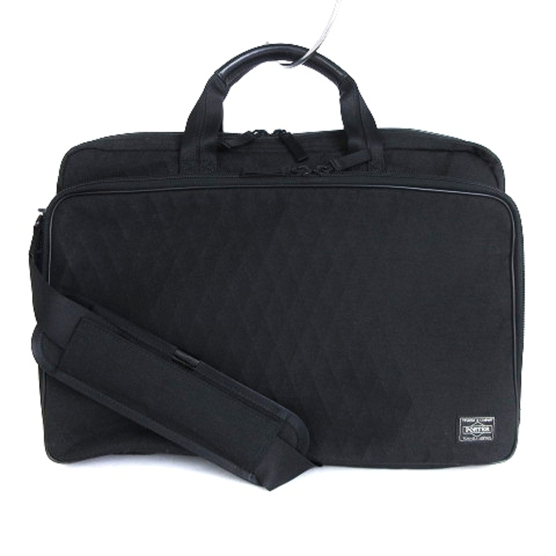 ☆極美品 PORTER ポーター クリップ ブリーフケース 2way 2層式 黒