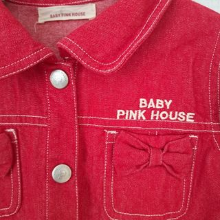 ピンクハウス(PINK HOUSE)の【BABY  PINK HOUSE 】ベビーピンクハウス　Gジャン　110(ジャケット/上着)