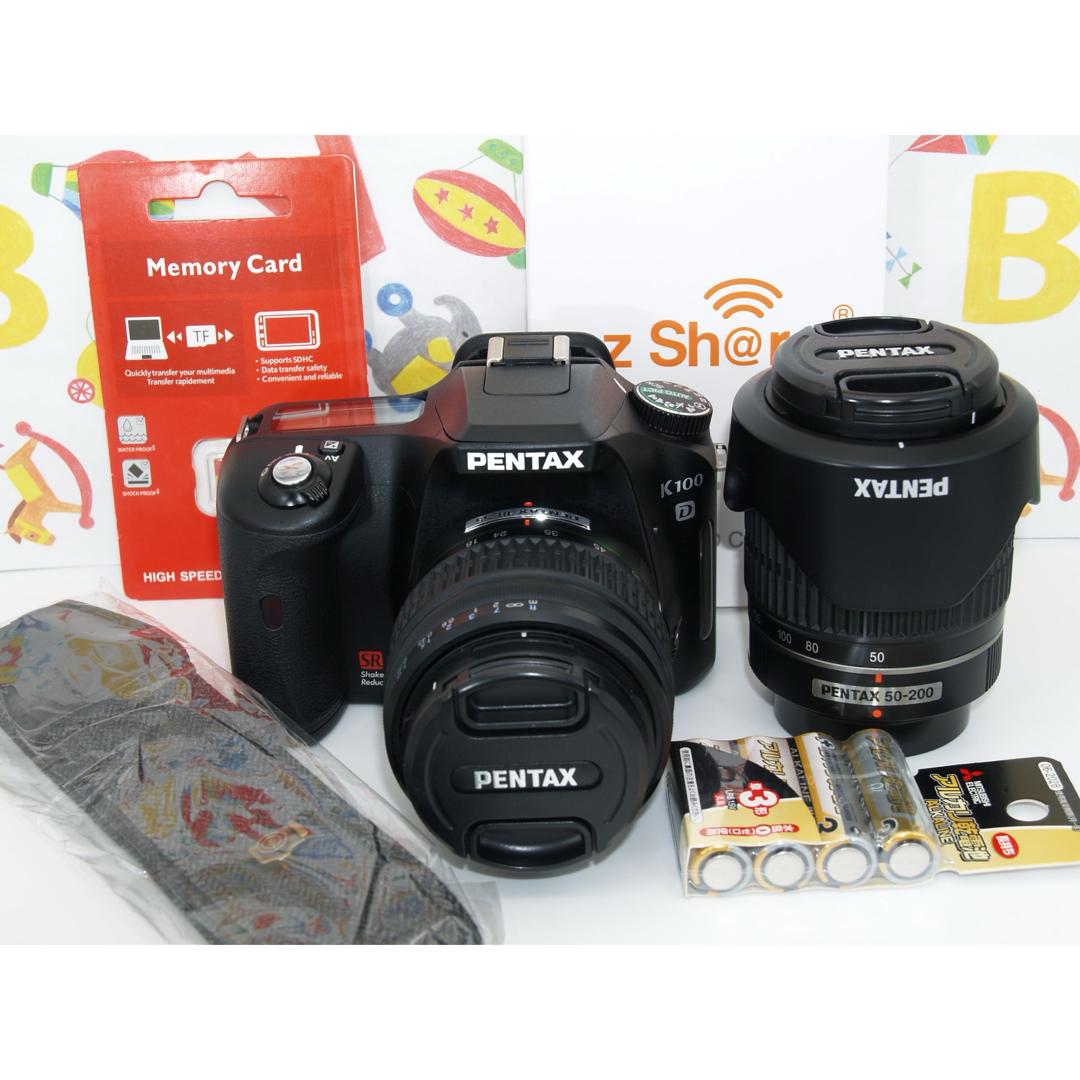 ❤️Wi−Fi❤️ペンタックス K100D✨ダブルズーム✨ カメラ ❤️Wi−Fi❤️ペンタックス K100D✨ダブルズーム✨ カメラ