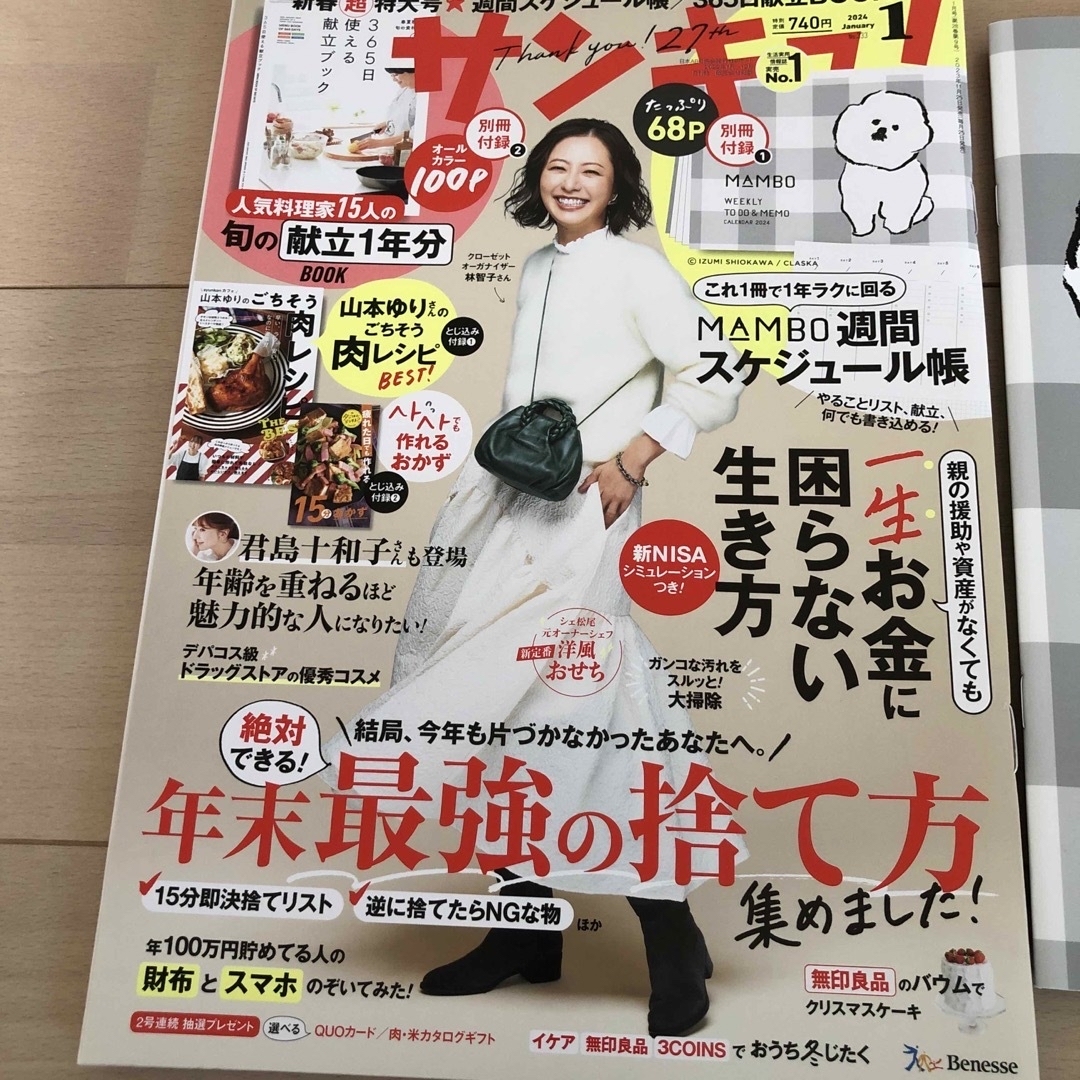 tkhr様専用＊サンキュ！1月号 & レース編みドイリー エンタメ/ホビーの本(住まい/暮らし/子育て)の商品写真