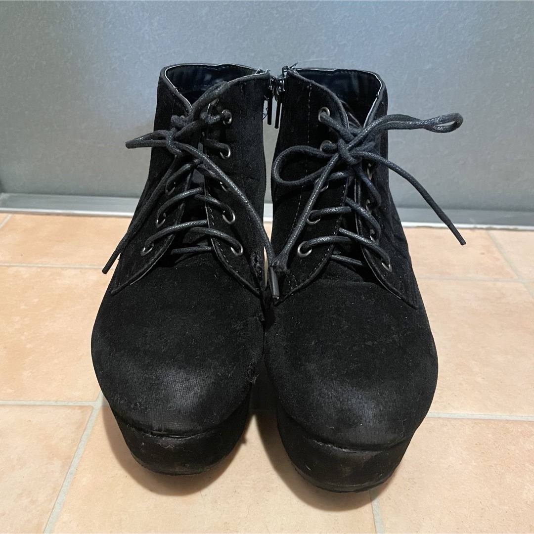 厚底 ローファー 黒 レディースの靴/シューズ(スニーカー)の商品写真