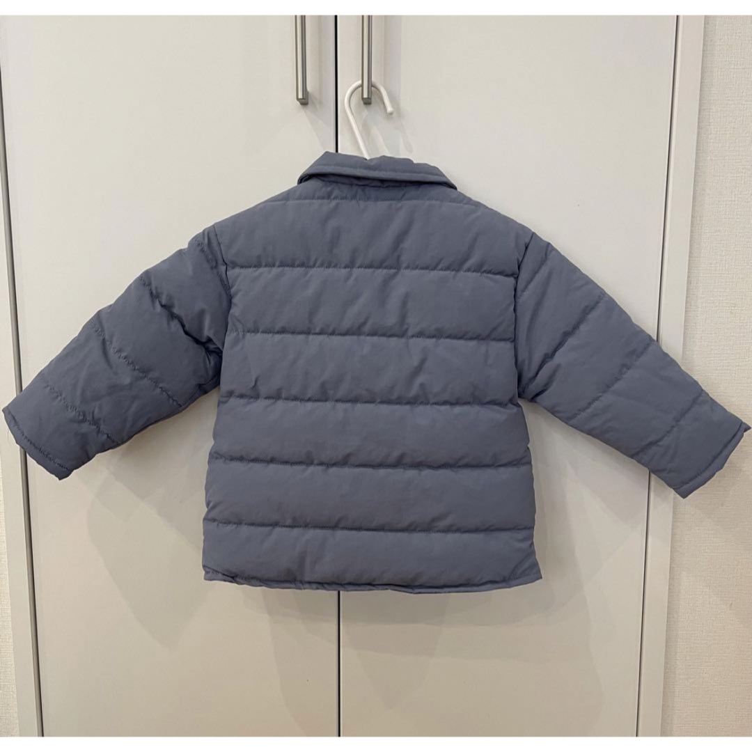 ZARA KIDS(ザラキッズ)の新品　キルティングシャツジャケット　ベビー　ブルー　アウター　羽織り　キッズ キッズ/ベビー/マタニティのキッズ服男の子用(90cm~)(ジャケット/上着)の商品写真