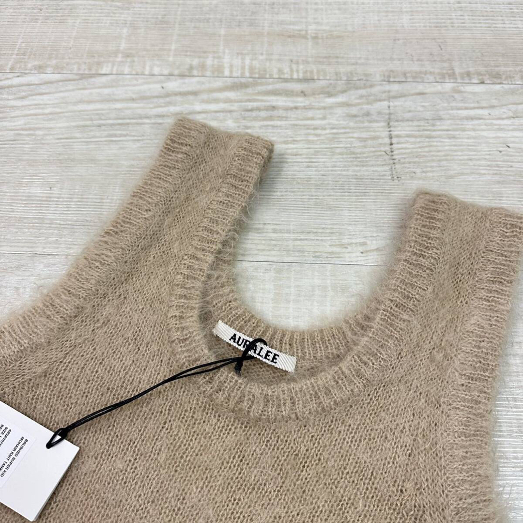 AURALEE - 23aw 試着程度 AURALEE モヘヤ ニット タンクトップ AURALEE - 23aw 試着程度 AURALEE モヘヤ ニット タンクトップ