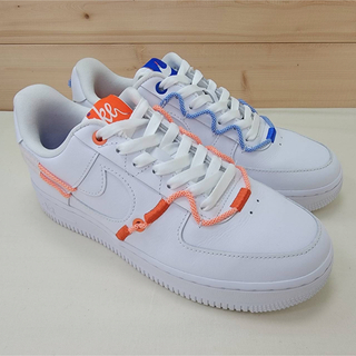 NIKE WMNS AIR FORCE 1 07 MID 白 スネーク 24.5