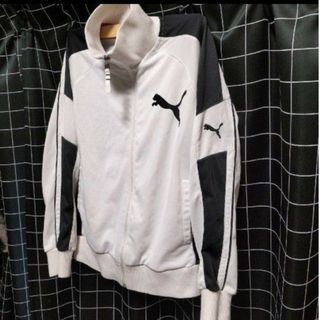 プーマ(PUMA)のPUMA　プーマ　ジャージ　ホワイトハイネック　90s  トラックジャケット(ジャージ)