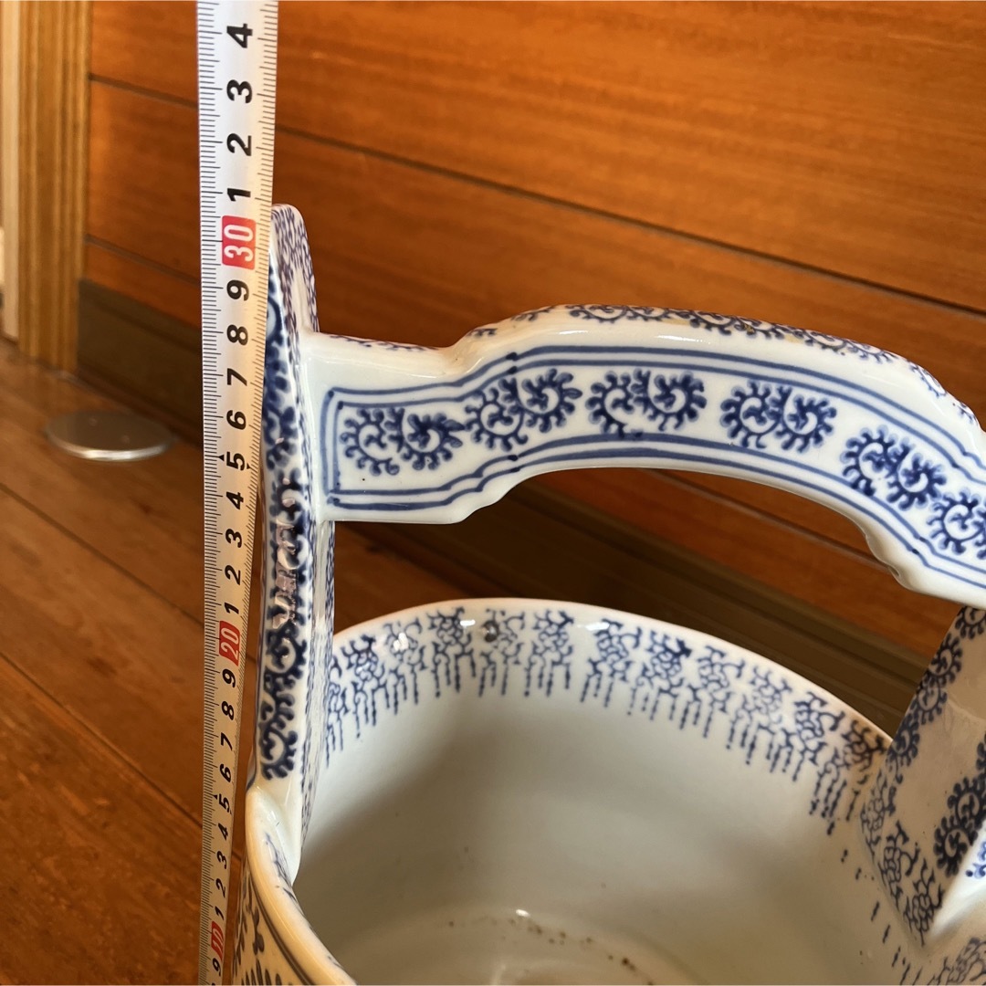陶器　手桶風　花器　鉢 ハンドメイドのフラワー/ガーデン(プランター)の商品写真