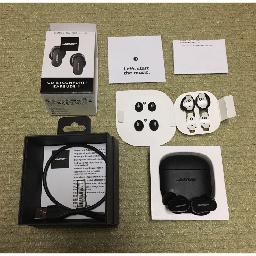 オーディオ機器BOSE 完全ワイヤレスイヤホン QUIETCOMFORT EARBUDS II