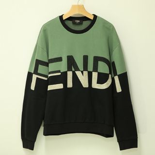 FENDI - FENDI メンズ48(S-M) 美品✳︎レザーアイ スウェット ...