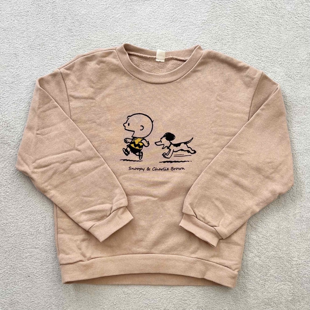 apres les cours(アプレレクール)の【美品】アプレレクール SNOOPY トレーナー 120 キッズ/ベビー/マタニティのキッズ服男の子用(90cm~)(Tシャツ/カットソー)の商品写真