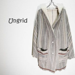 Ungrid - ◆未使用・タグ付き◆　Ungrid　リバーシブルフード付きスウェットコート　