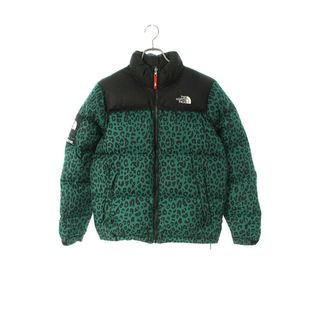 シュプリーム(Supreme)のシュプリーム ×ノースフェイス THE NORTH FACE  11AW  Nuptse Down Jacket  レオパード柄ダウンジャケット メンズ S(ダウンジャケット)