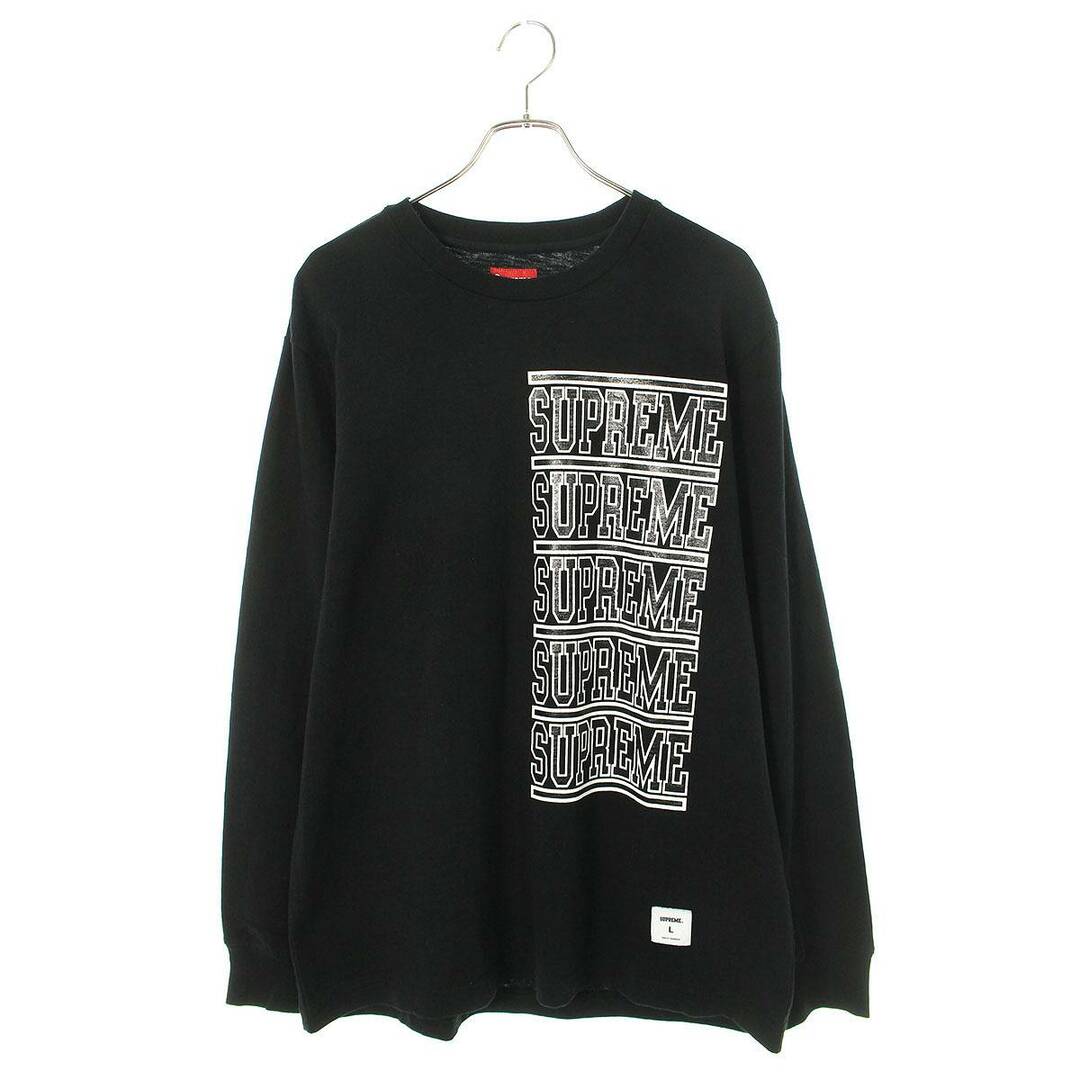 シュプリーム  18SS  Stacked L/S Top スタックド長袖カットソー メンズ LTシャツ/カットソー(七分/長袖)