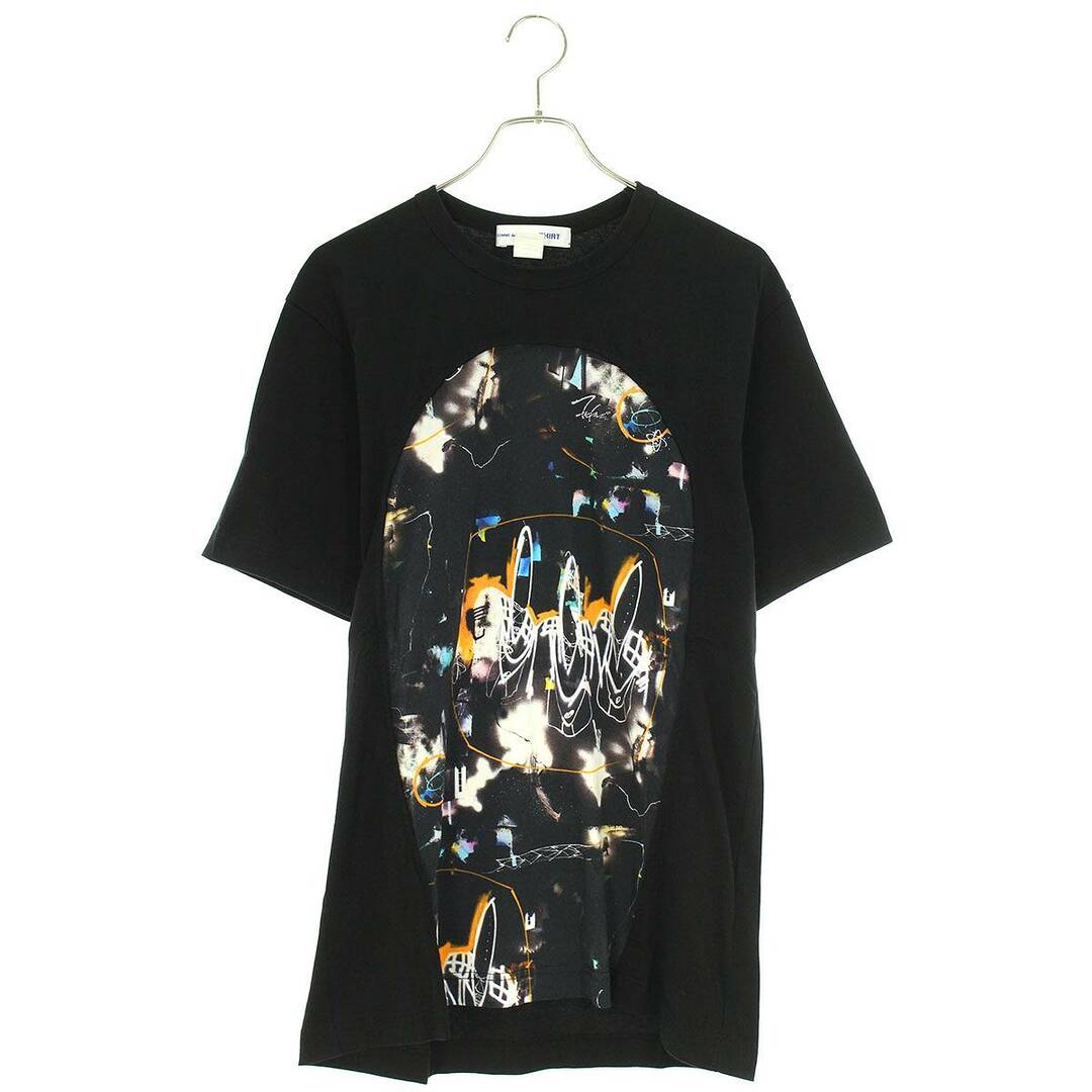 コムデギャルソンシャツ  20AW  W28100 フューチュラグラフィックTシャツ メンズ XTシャツ/カットソー(半袖/袖なし)