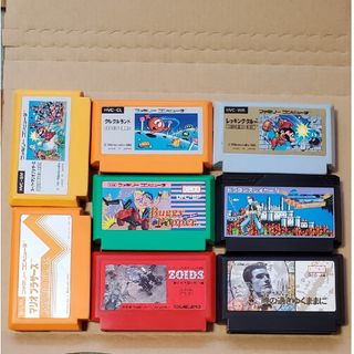 ジャンク品　ファミコン　カセット　8本(家庭用ゲームソフト)