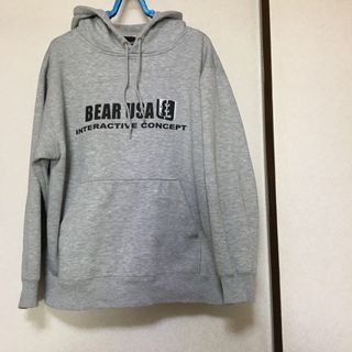 ベアー(Bear USA)のベアーUSA  スエットパーカー　グレー色　Ｌサイズ(パーカー)