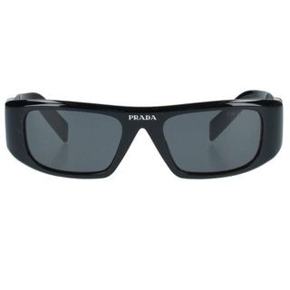 プラダ(PRADA)のプラダ  SPR20W ロゴプリントウェリントンフレームサングラス メンズ 49□18-135(サングラス/メガネ)