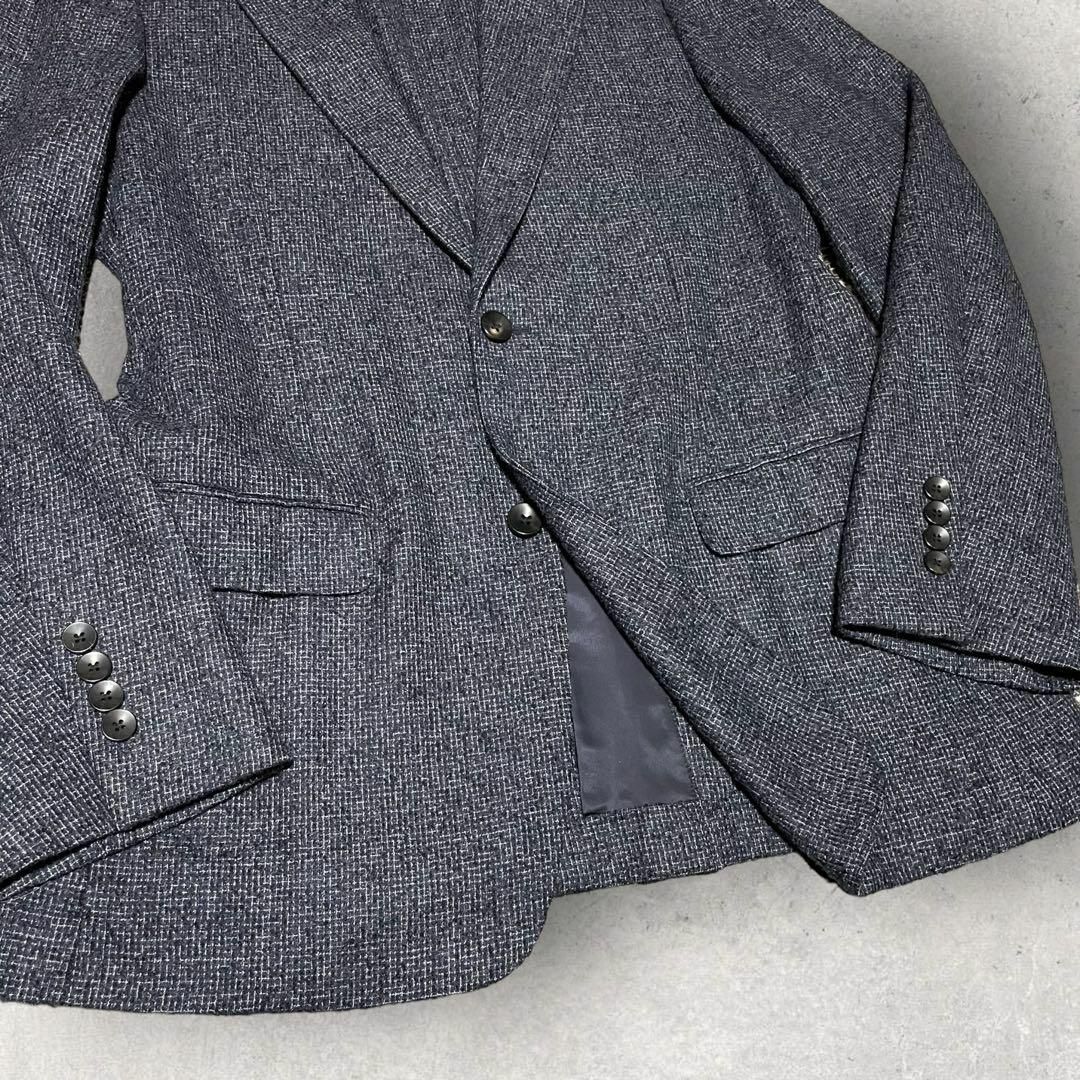 TOMORROWLAND(トゥモローランド)の極美品 TOMORROWLAND PILGRIM ウールジャケット 50 紺 メンズのジャケット/アウター(テーラードジャケット)の商品写真
