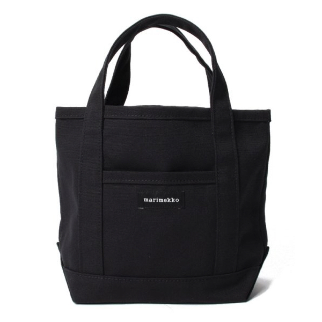 marimekko(マリメッコ)の新品✨未使用‼️ マリメッコ　ハンドバッグ　手提げ鞄　バッグ　黒　大特価‼️ レディースのバッグ(ハンドバッグ)の商品写真
