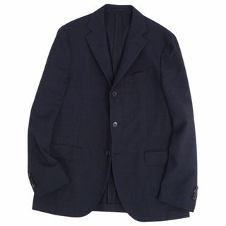 ラルディーニ(LARDINI)のラルディーニ LARDINI ジャケット テーラードジャケット シングル 背抜き ウール アウター メンズ 50(M相当) ネイビー(テーラードジャケット)