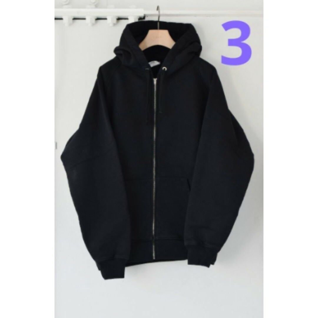 COMOLI - COMOLI 23AW コットン吊裏毛 ジップパーカ 3の通販 by COMOLI - COMOLI 23AW コットン吊裏毛 ジップパーカ 3の通販 by