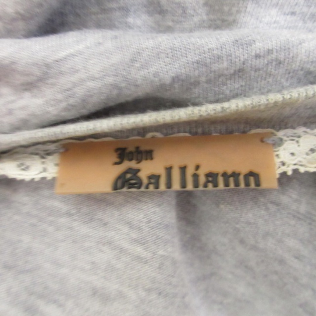 John Galliano(ジョンガリアーノ)のジョンガリアーノ Tシャツ カットソー 半袖 Vネック 英字 総柄 M STK  メンズのトップス(Tシャツ/カットソー(半袖/袖なし))の商品写真