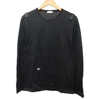 ディオールオム(DIOR HOMME)のディオールオム 美品 エディ期 BEE 刺繍 Tシャツ ロンT XS STK(Tシャツ/カットソー(七分/長袖))