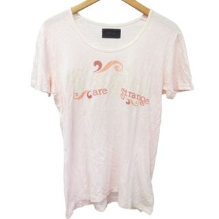 リコ(RICO)のリコ RICO Tシャツ カットソー 半袖 プリント M ピンク STK(Tシャツ/カットソー(半袖/袖なし))