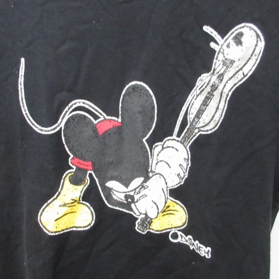 Roen(ロエン)のロエン Tシャツ カットソー 半袖 プリント ダメージ加工 黒 46 STK メンズのトップス(Tシャツ/カットソー(半袖/袖なし))の商品写真