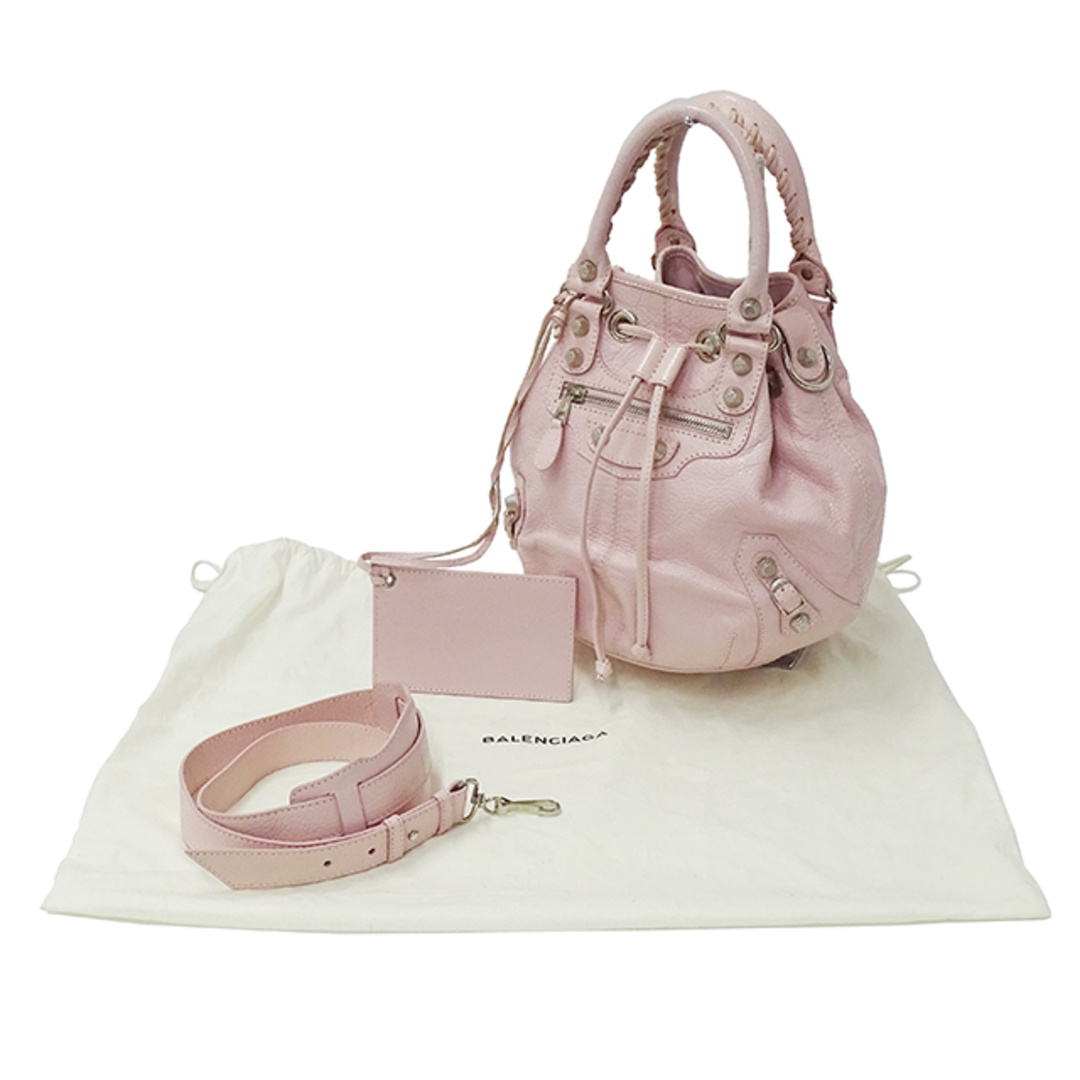 バレンシアガバレンシアガ　BALENCIAGA ポンポン　ピンク　ゴールド　美品