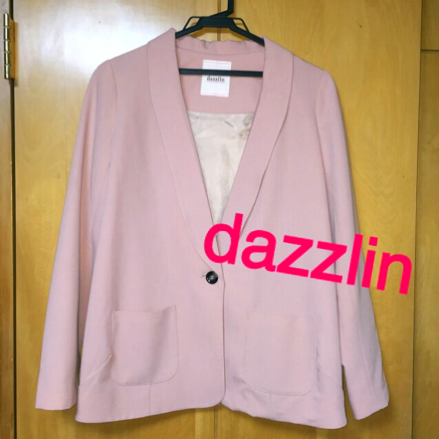 dazzlin(ダズリン)のdazzlin s/sジャケット♡ピンク レディースのジャケット/アウター(テーラードジャケット)の商品写真