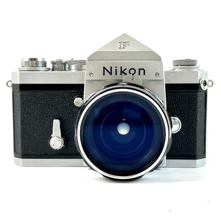 ニコン F アイレベル シルバー 赤点 + NIKKOR-H 2.8cm F3.5 非Ai 中古(フィルムカメラ)