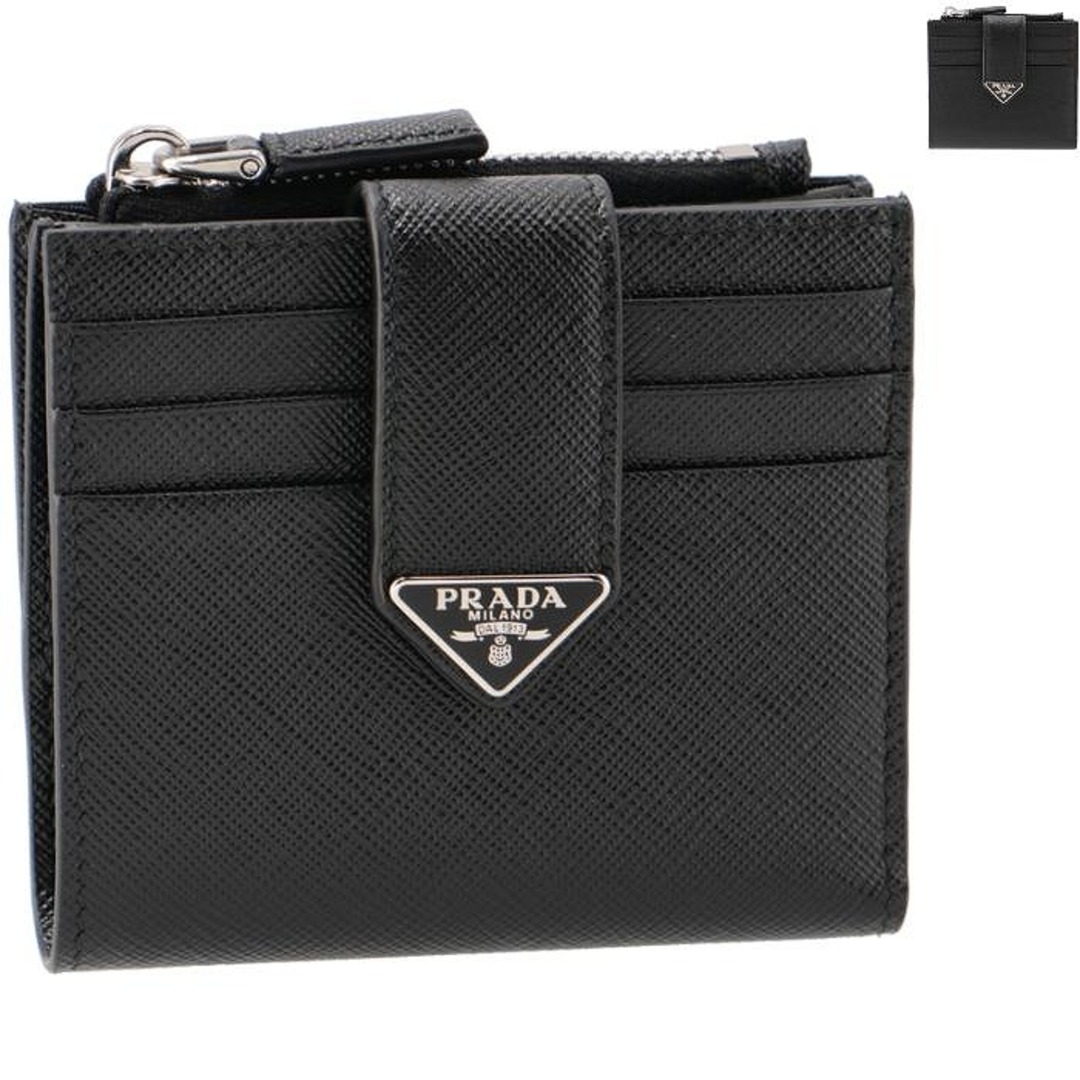 PRADA - プラダ PRADA 財布 メンズ 二つ折り 三角ロゴ SAFFIANO TAB PRADA - プラダ PRADA 財布 メンズ 二つ折り 三角ロゴ SAFFIANO TAB