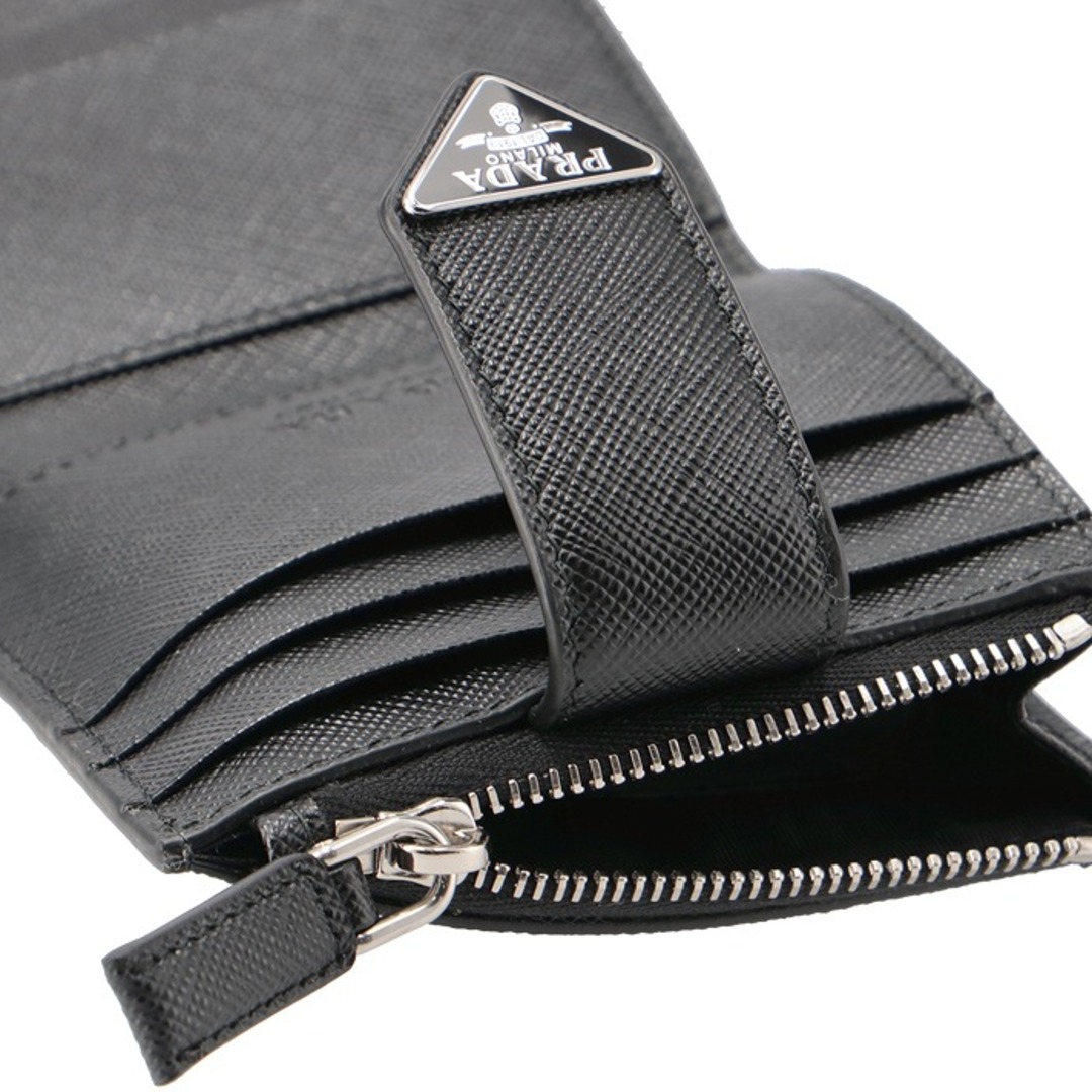PRADA - プラダ PRADA 財布 メンズ 二つ折り 三角ロゴ SAFFIANO PRADA - プラダ PRADA 財布 メンズ 二つ折り 三角ロゴ SAFFIANO