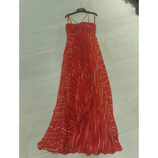 ビーシービージーマックスアズリア(BCBGMAXAZRIA)の❤️BCBGMAXAZRIA新作新品　赤　ドレス　ロングワンピース　パーティー(ロングドレス)