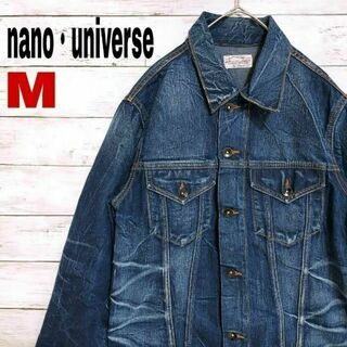 ナノユニバース(nano・universe)のx63 ナノユニバース デニムジャケット インディゴ Gジャン(Gジャン/デニムジャケット)