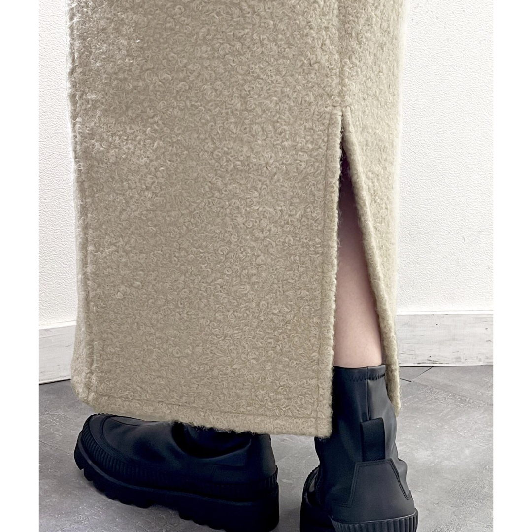 【新品・未使用】フェイクリングウールVネックジャンパースカート