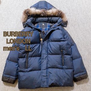 120☆BURBERRY バーバリー☆フード付き ダウンコート-