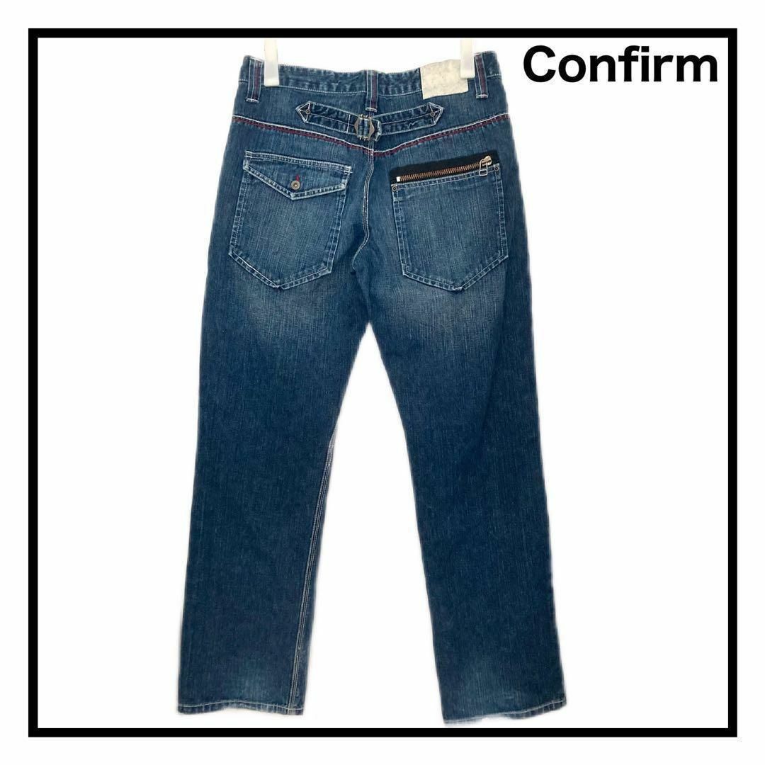 Confirm(コンファーム)のコンファーム　カーゴパンツ風デニム　バッグジップ付き　メンズ　カジュアル　3 メンズのパンツ(デニム/ジーンズ)の商品写真