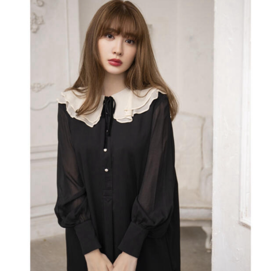 Her lip to(ハーリップトゥ)の【お値下げ】Romantic Volume Sleeve Midi Dress レディースのワンピース(ひざ丈ワンピース)の商品写真