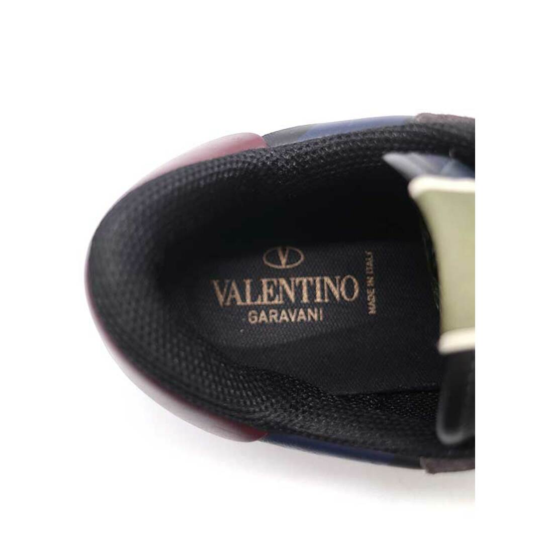 VALENTINO(ヴァレンティノ)のVALENTINO ヴァレンティノ ロックスタッズカモフラージュスニーカー  ネイビー 41 メンズの靴/シューズ(スニーカー)の商品写真