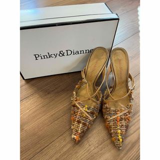 Pinky&Dianne - 【中古】Pinkie & Dianne ツイードミュール　size36