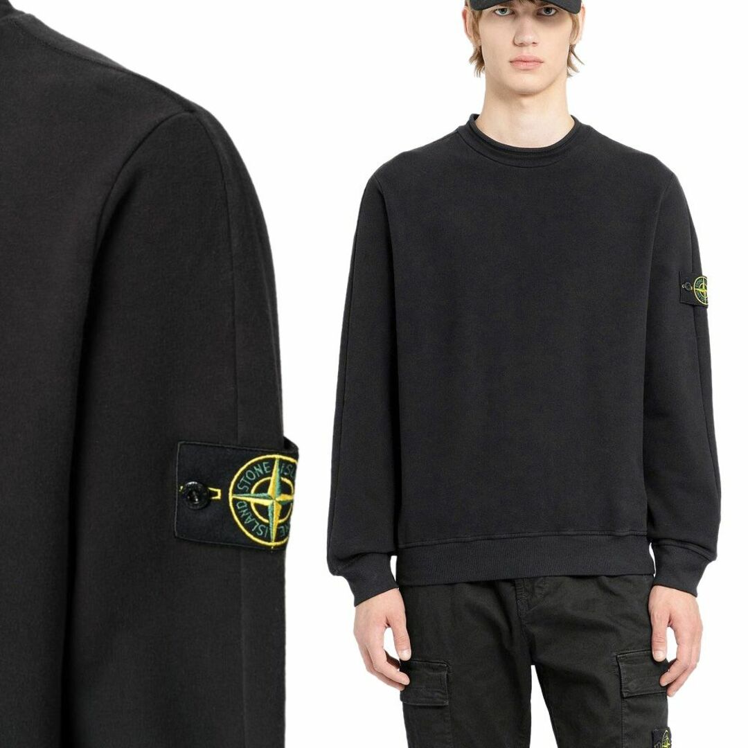 美品 STONE ISLAND スウェット トレーナー 裏起毛 グレー Lサイズ