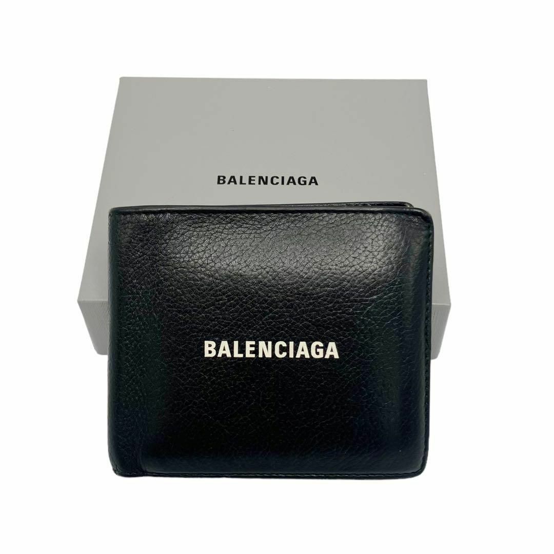 Balenciaga - ⭐️良品⭐️ バレンシアガ エブリデイ ロゴ レザー 二