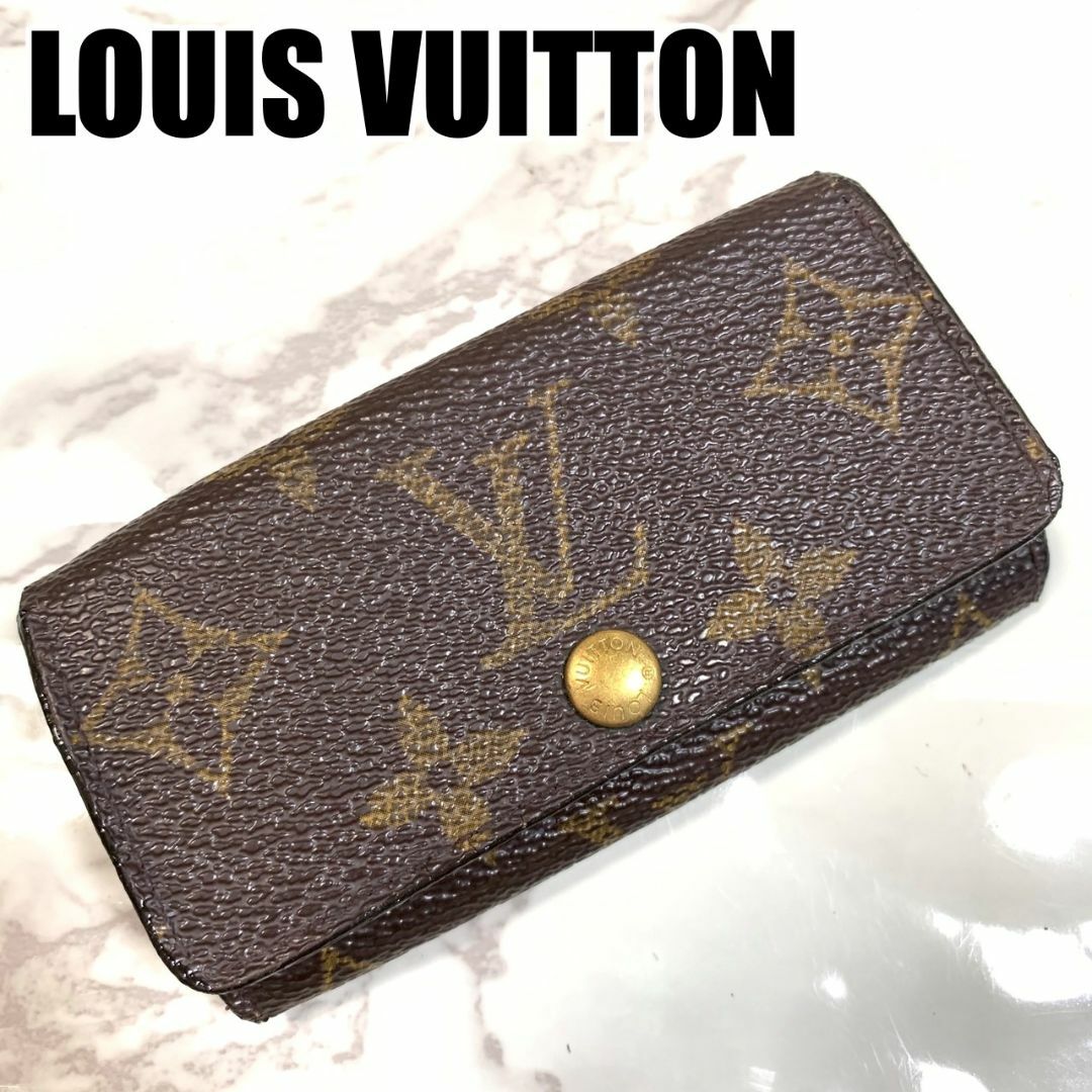 LOUIS VUITTON(ルイヴィトン)のルイヴィトン キーケース 4連 モノグラム RA0977 LOUIS #B333 メンズのファッション小物(キーケース)の商品写真
