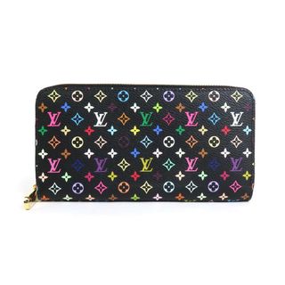 ルイヴィトン(LOUIS VUITTON)のルイ ヴィトン LOUIS VUITTON ラウンドファスナー長財布 モノグラム マルチカラー ジッピーウォレット モノグラムマルチカラー ヴィオレ ユニセックス M60275 送料無料【中古】 99784f(財布)