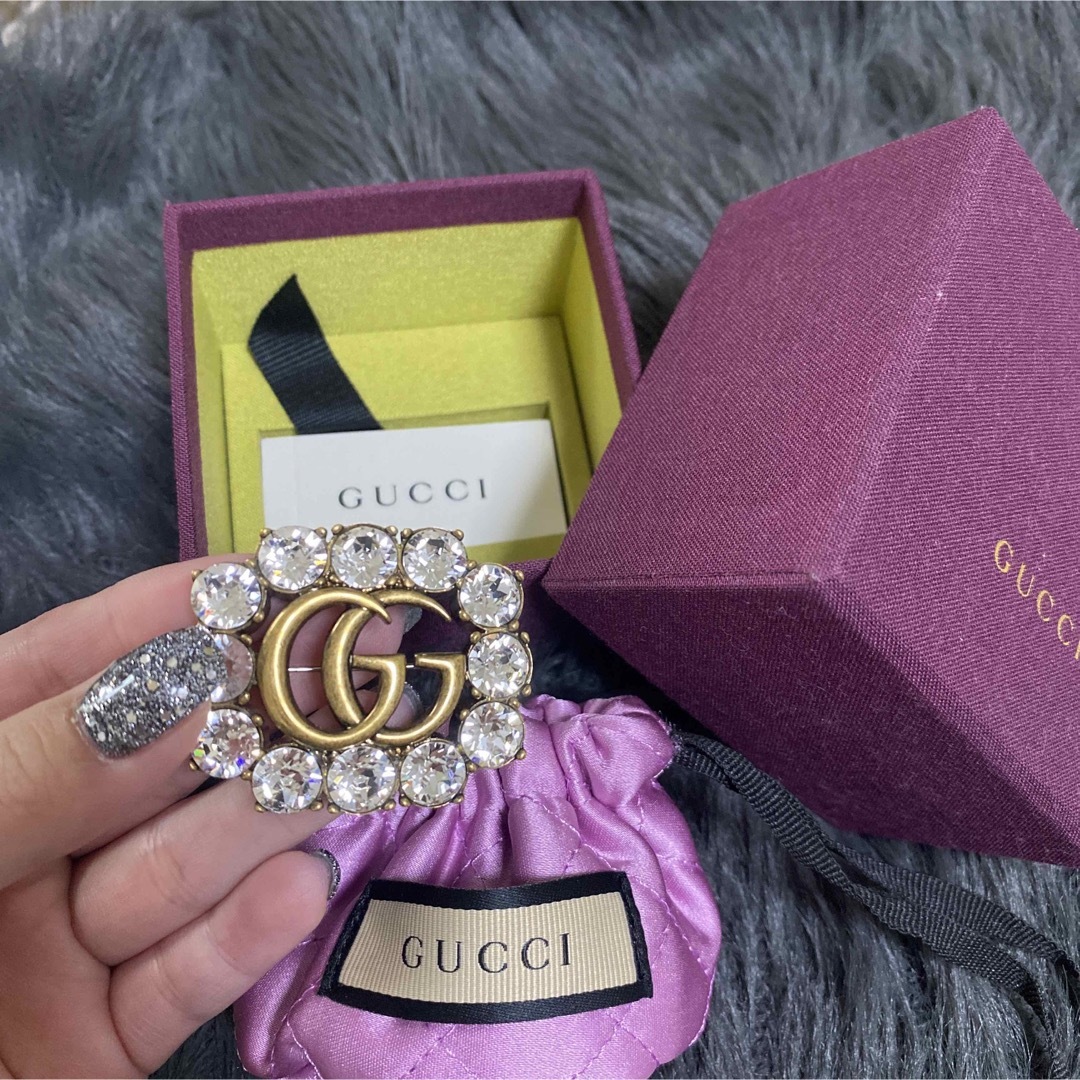 【鑑定済み!美品】GUCCI ブローチ | フリマアプリ ラクマ 【鑑定済み!美品】GUCCI ブローチ | フリマアプリ ラクマ
