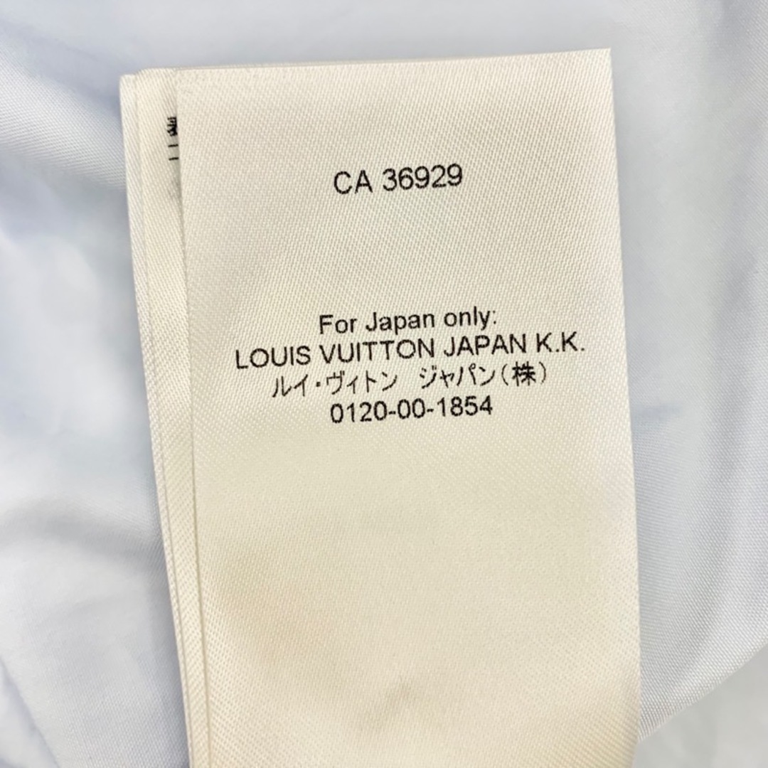 LOUIS VUITTON(ルイヴィトン)の未使用 ルイヴィトン LOUIS VUITTON ワンピース シャツワンピース コットン モノグラム スカーフ付き ブルー レディースのワンピース(ミニワンピース)の商品写真