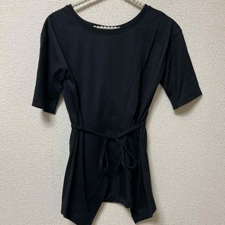 アズールバイマウジー(AZUL by moussy)の【未使用】アズールバイマウジー 2wayペプラムトップス(カットソー(半袖/袖なし))