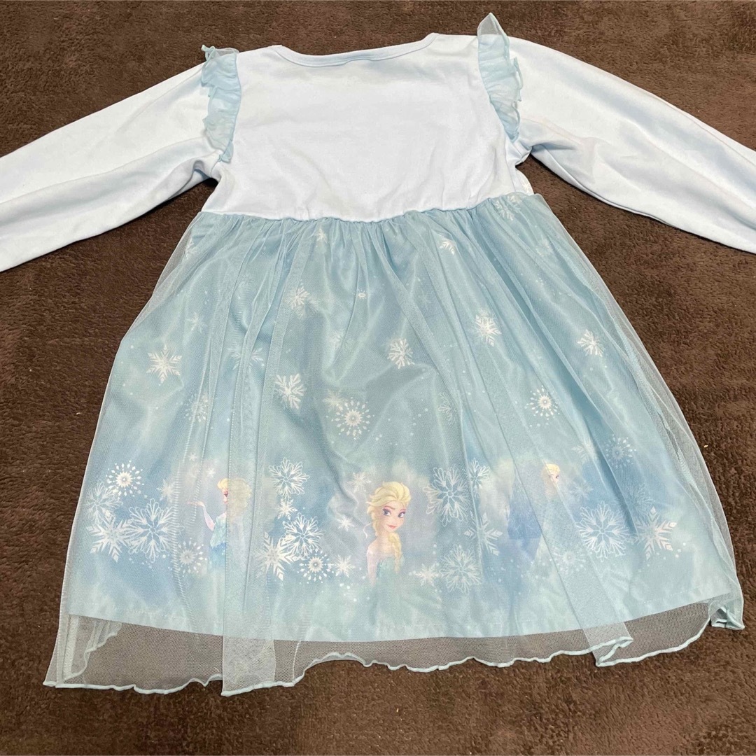 Disney(ディズニー)の【アナ雪】ワンピース120 キッズ/ベビー/マタニティのキッズ服女の子用(90cm~)(ワンピース)の商品写真