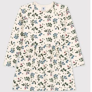 プチバトー(PETIT BATEAU)のプチバトー チュビックプリントワンピース 8ans/128cm(ワンピース)